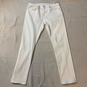Frame Denim Men's Cream Straight Jeans
